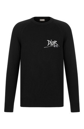 Мужской кашемировый джемпер DIOR черного цвета по цене 74900 руб., арт. 033M609AT070C980 | Фото 1 Мужской кашемировый джемпер DIOR черного цвета, арт. 033M609AT070C980 | Фото 1