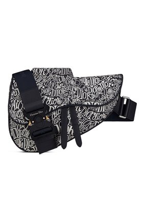 Мужская кожаная сумка saddle DIOR темно-синего цвета по цене 260000 руб., арт. 1ADPO093ZADH04E | Фото 1 Мужская кожаная сумка saddle DIOR темно-синего цвета, арт. 1ADPO093ZADH04E | Фото 1