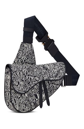 Мужская кожаная сумка saddle DIOR темно-синего цвета по цене 260000 руб., арт. 1ADPO093ZADH04E | Фото 2 Мужская кожаная сумка saddle DIOR темно-синего цвета, арт. 1ADPO093ZADH04E | Фото 2