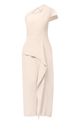 Женское платье ROLAND MOURET светло-бежевого цвета по цене 154000 руб., арт. PW20/S0951/F2241 | Фото 1 Женское платье ROLAND MOURET светло-бежевого цвета, арт. PW20/S0951/F2241 | Фото 1