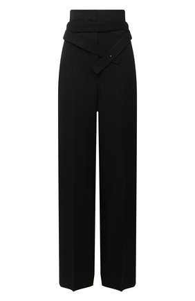 Женские шерстяные брюки JIL SANDER черного цвета по цене 117500 руб., арт. JSPR300400-WR202100 | Фото 1 Женские шерстяные брюки JIL SANDER черного цвета, арт. JSPR300400-WR202100 | Фото 1