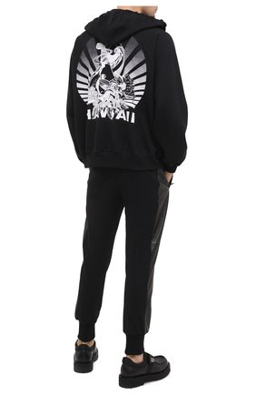 Мужской хлопковое худи DRIES VAN NOTEN черного цвета по цене 29950 руб., арт. 202-21150-1606 | Фото 2 Мужской хлопковое худи DRIES VAN NOTEN черного цвета, арт. 202-21150-1606 | Фото 2