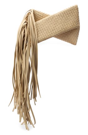 Женский клатч bv fringe crisscross BOTTEGA VENETA светло-бежевого цвета по цене 346000 руб., арт. 642104/V01D1 | Фото 1 Женский клатч bv fringe crisscross BOTTEGA VENETA светло-бежевого цвета, арт. 642104/V01D1 | Фото 1 (Случай: Вечерний; Материал: Натуральная кожа; Региональные ограничения белый список (Axapta Mercury): RU; Женское Кросс-КТ: Клатч-клатчи; Размер: large)