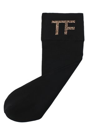 Женские носки TOM FORD черного цвета по цене 21400 руб., арт. S00002-YAX281 | Фото 1 Женские носки TOM FORD черного цвета, арт. S00002-YAX281 | Фото 1