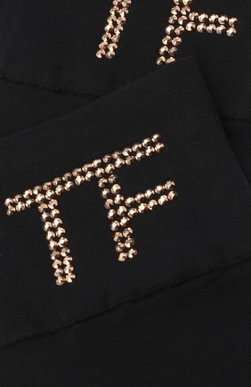 Женские носки TOM FORD черного цвета по цене 21400 руб., арт. S00002-YAX281 | Фото 2 Женские носки TOM FORD черного цвета, арт. S00002-YAX281 | Фото 2