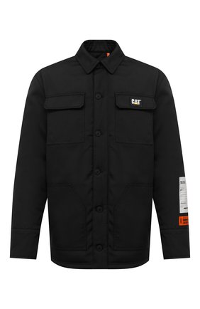 Мужская утепленная куртка heron preston x caterpillar HERON PRESTON черного цвета по цене 82150 руб., арт. HMEM005F20FAB0021000 | Фото 1 Мужская утепленная куртка heron preston x caterpillar HERON PRESTON черного цвета, арт. HMEM005F20FAB0021000 | Фото 1