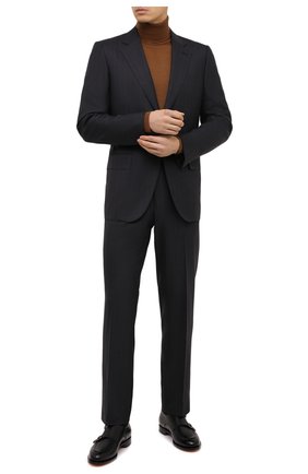 Мужской костюм из шерсти и шелка ZEGNA COUTURE темно-серого цвета по цене 495000 руб., арт. 822N24/21L2N5 | Фото 1 Мужской костюм из шерсти и шелка ZEGNA COUTURE темно-серого цвета, арт. 822N24/21L2N5 | Фото 1 (Рукава: Длинные; Материал внешний: Шерсть; Материал подклада: Купро; Костюмы М: Однобортный; Стили: Классический)