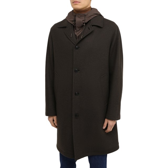 фото Пальто из шерсти и кашемира ermenegildo zegna