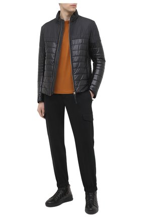 Мужские кожаные кеды BOGNER черного цвета по цене 33550 руб., арт. 103-6523/C0L0GNE 6A | Фото 2 Мужские кожаные кеды BOGNER черного цвета, арт. 103-6523/C0L0GNE 6A | Фото 2