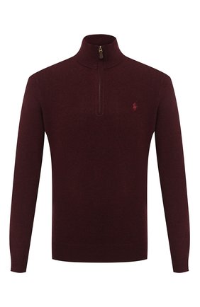 Мужской шерстяной джемпер POLO RALPH LAUREN бордового цвета по цене 17100 руб., арт. 710723053 | Фото 1 Мужской шерстяной джемпер POLO RALPH LAUREN бордового цвета, арт. 710723053 | Фото 1