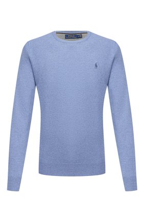 Мужской шерстяной джемпер POLO RALPH LAUREN синего цвета по цене 16000 руб., арт. 710667378 | Фото 1 Мужской шерстяной джемпер POLO RALPH LAUREN синего цвета, арт. 710667378 | Фото 1 (Длина (для топов): Стандартные; Материал внешний: Шерсть; Принт: Без принта; Вырез: Круглый; Рукава: Длинные; Мужское Кросс-КТ: Джемперы; Стили: Кэжуэл)