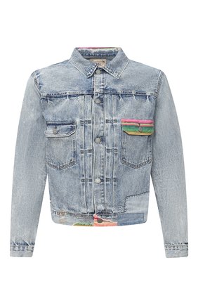 Мужская джинсовая куртка POLO RALPH LAUREN голубого цвета по цене 39950 руб., арт. 710798263 | Фото 1 Мужская джинсовая куртка POLO RALPH LAUREN голубого цвета, арт. 710798263 | Фото 1