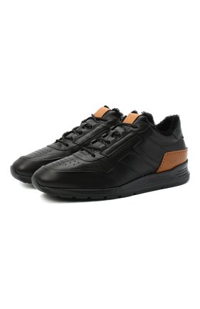 Мужские кожаные кроссовки TOD’S черного цвета по цене 67800 руб., арт. XXM56B0AY310X8 | Фото 1 Мужские кожаные кроссовки TOD’S черного цвета, арт. XXM56B0AY310X8 | Фото 1