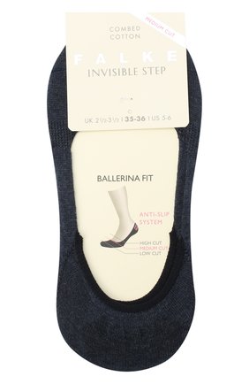 Женские хлопковые подследники step FALKE синего цвета по цене 1110 руб., арт. 47567 | Фото 1 Женские хлопковые подследники step FALKE синего цвета, арт. 47567 | Фото 1