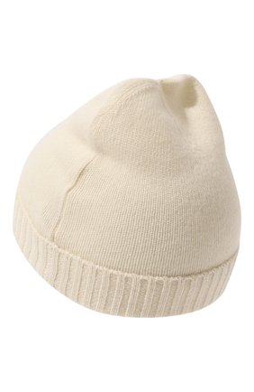 Детского кашемировая шапка OSCAR ET VALENTINE бежевого цвета, арт. BON02 | Фото 2 (Материал: Шерсть, Кашемир, Текстиль)