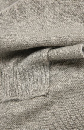 Детский кашемировый шарф OSCAR ET VALENTINE серого цвета, арт. ECH02 | Фото 2 (Материал: Шерсть, Кашемир, Текстиль)