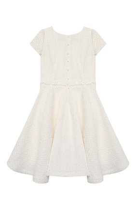 Детское платье DESIGNERS CAT бежевого цвета по цене 44400 руб., арт. 100000K01000661/14A | Фото 2 Детское платье DESIGNERS CAT бежевого цвета, арт. 100000K01000661/14A | Фото 2 (Материал подклада: Хлопок; Материал внешний: Синтетический материал; Рукава: Короткие; Ростовка одежда: 13 - 15 лет | 158 см)