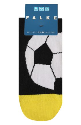 Детские носки FALKE желтого цвета, арт. 12933. | Фото 1 (Материал: Текстиль, Синтетический материал, Растительное волокно; Кросс-КТ: Носки)