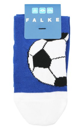 Детские носки FALKE синего цвета, арт. 12933. | Фото 1 (Материал: Текстиль, Растительное волокно, Синтетический материал; Кросс-КТ: Носки)