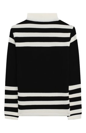 Детская шерстяная водолазка BALMAIN черно-белого цвета по цене 29800 руб., арт. 6N9060/NA820/4-10 | Фото 2 Детская шерстяная водолазка BALMAIN черно-белого цвета, арт. 6N9060/NA820/4-10 | Фото 2