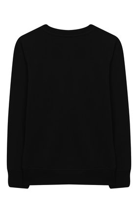 Детский хлопковый свитшот MOSCHINO KID черного цвета по цене 12050 руб., арт. HRF039/LDA16/10A-14A | Фото 2 Детский хлопковый свитшот MOSCHINO KID черного цвета, арт. HRF039/LDA16/10A-14A | Фото 2