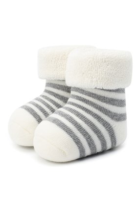 Детские хлопковые носки FALKE белого цвета, арт. 10040. | Фото 1 (Региональные ограничения белый список (Axapta Mercury): RU)