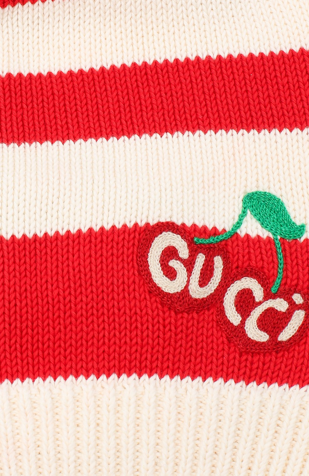 Женская хлопковая шапка GUCCI красного цвета, арт. 628095/3GF57 | Фото 3 (Материал: Текстиль, Хлопок; Региональные ограничения белый список (Axapta Mercury): RU)