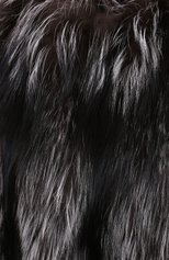 Женская шуба из меха лисицы KITON серого цвета, арт. D50580X04T64 | Фото 6 (Женское Кросс-КТ: Мех; Рукава: Длинные; Стили: Гламурный; Материал внешний: Натуральный мех; Региональные ограничения белый список (Axapta Mercury): RU; Длина (верхняя одежда): Короткие; Материал подклада: Шелк)