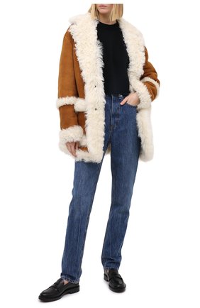 Женская дубленка DSQUARED2 бежевого цвета по цене 392000 руб., арт. S72AA0448/SY1520 | Фото 2 Женская дубленка DSQUARED2 бежевого цвета, арт. S72AA0448/SY1520 | Фото 2