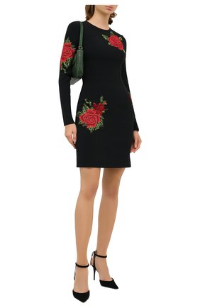 Женское платье DOLCE & GABBANA черного цвета по цене 176500 руб., арт. F6K6TZ/GD0Q4 | Фото 2 Женское платье DOLCE & GABBANA черного цвета, арт. F6K6TZ/GD0Q4 | Фото 2