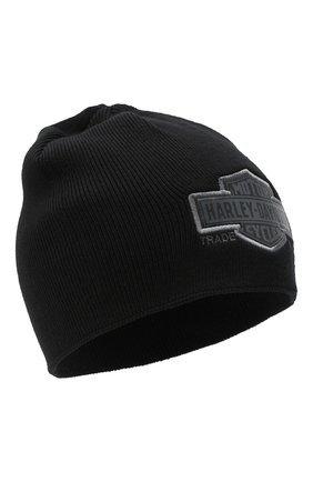 Мужская шапка general motorclothes HARLEY-DAVIDSON черного цвета по цене 3940 руб., арт. 99511-11VM | Фото 1 Мужская шапка general motorclothes HARLEY-DAVIDSON черного цвета, арт. 99511-11VM | Фото 1