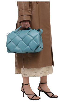 Женская сумка bv handle BOTTEGA VENETA голубого цвета по цене 309000 руб., арт. 632647/VCQR1 | Фото 2 Женская сумка bv handle BOTTEGA VENETA голубого цвета, арт. 632647/VCQR1 | Фото 2