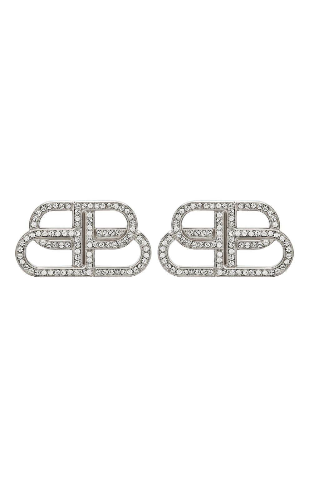 Женские серьги bb BALENCIAGA серебряного цвета, арт. 624713/TZ05S | Фото 1