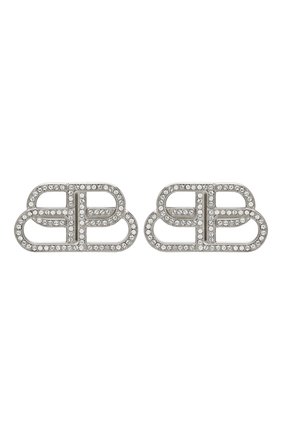 Женские серьги bb BALENCIAGA серебряного цвета по цене 36800 руб., арт. 624713/TZ05S | Фото 1 Женские серьги bb BALENCIAGA серебряного цвета, арт. 624713/TZ05S | Фото 1