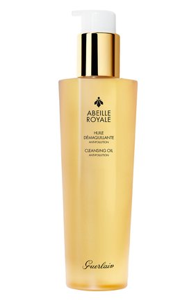 Очищающее масло для лица и области глаз abeille royale (150ml) GUERLAIN бесцветного цвета по цене 4400 руб., арт. G061454 | Фото 1 Очищающее масло для лица и области глаз abeille royale (150ml) GUERLAIN бесцветного цвета, арт. G061454 | Фото 1