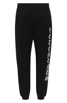 Мужской хлопковые джоггеры VETEMENTS черного цвета по цене 59950 руб., арт. MAH21TR644 1601/W | Фото 1 Мужской хлопковые джоггеры VETEMENTS черного цвета, арт. MAH21TR644 1601/W | Фото 1