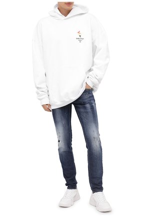 Мужские джинсы DSQUARED2 синего цвета по цене 42050 руб., арт. S71LB0775/S30342 | Фото 2 Мужские джинсы DSQUARED2 синего цвета, арт. S71LB0775/S30342 | Фото 2