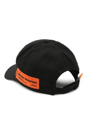 Мужской хлопковая бейсболка HERON PRESTON черного цвета по цене 10850 руб., арт. HMLB006F20FAB0011001 | Фото 2 Мужской хлопковая бейсболка HERON PRESTON черного цвета, арт. HMLB006F20FAB0011001 | Фото 2