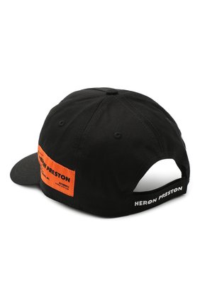 Мужской хлопковая бейсболка HERON PRESTON черного цвета по цене 12200 руб., арт. HMLB006F20FAB0061016 | Фото 2 Мужской хлопковая бейсболка HERON PRESTON черного цвета, арт. HMLB006F20FAB0061016 | Фото 2