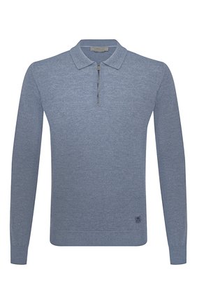 Мужское шерстяное поло CORNELIANI голубого цвета по цене 27300 руб., арт. 00M50F-0025100/00 | Фото 1 Мужское шерстяное поло CORNELIANI голубого цвета, арт. 00M50F-0025100/00 | Фото 1