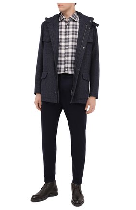 Мужская хлопковая рубашка ERMENEGILDO ZEGNA серого цвета по цене 33950 руб., арт. UVX21/SRF5 | Фото 2 Мужская хлопковая рубашка ERMENEGILDO ZEGNA серого цвета, арт. UVX21/SRF5 | Фото 2