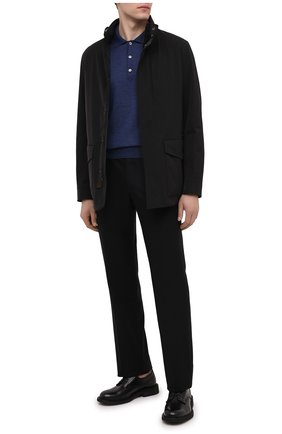 Мужская куртка ERMENEGILDO ZEGNA черного цвета по цене 260500 руб., арт. UVT30/V215 | Фото 2 Мужская куртка ERMENEGILDO ZEGNA черного цвета, арт. UVT30/V215 | Фото 2