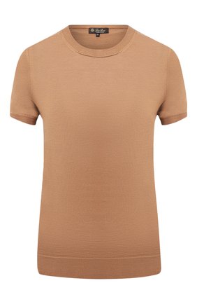 Женская топ из кашемира и шелка LORO PIANA бежевого цвета по цене 84700 руб., арт. FAI2504 | Фото 1 Женская топ из кашемира и шелка LORO PIANA бежевого цвета, арт. FAI2504 | Фото 1