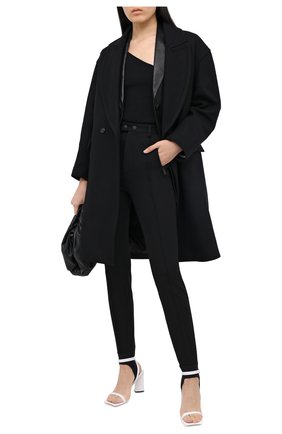 Женские брюки со штрипками DSQUARED2 черного цвета по цене 42350 руб., арт. S72KA1039/S53311 | Фото 2 Женские брюки со штрипками DSQUARED2 черного цвета, арт. S72KA1039/S53311 | Фото 2