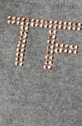 Женские носки TOM FORD серого цвета по цене 21400 руб., арт. S00001-YAX280 | Фото 2 Женские носки TOM FORD серого цвета, арт. S00001-YAX280 | Фото 2