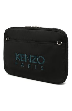 Мужской чехол для macbook KENZO черного цвета по цене 16700 руб., арт. FA65SF308F20 | Фото 2 Мужской чехол для macbook KENZO черного цвета, арт. FA65SF308F20 | Фото 2