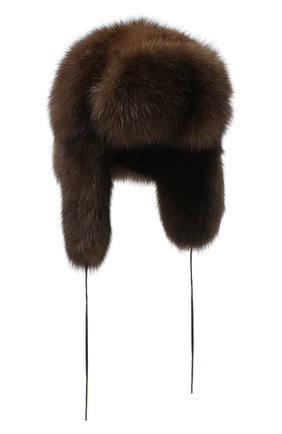 Женская шапка-ушанка из меха соболя FURLAND коричневого цвета по цене 312000 руб., арт. 0098001910030100000 | Фото 1 Женская шапка-ушанка из меха соболя FURLAND коричневого цвета, арт. 0098001910030100000 | Фото 1
