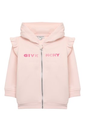 Детский хлопковая толстовка GIVENCHY светло-розового цвета по цене 19400 руб., арт. H05142 | Фото 1 Детский хлопковая толстовка GIVENCHY светло-розового цвета, арт. H05142 | Фото 1