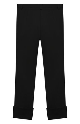 Детские брюки DESIGNERS CAT черного цвета по цене 14150 руб., арт. 100000K01000634/10A-12A | Фото 2 Детские брюки DESIGNERS CAT черного цвета, арт. 100000K01000634/10A-12A | Фото 2