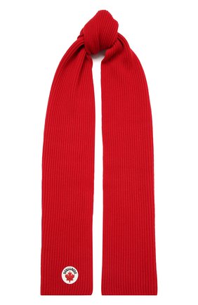 Детский шарф из шерсти и хлопка DSQUARED2 красного цвета по цене 9515 руб., арт. DQ04DL-D00WC | Фото 1 Детский шарф из шерсти и хлопка DSQUARED2 красного цвета, арт. DQ04DL-D00WC | Фото 1